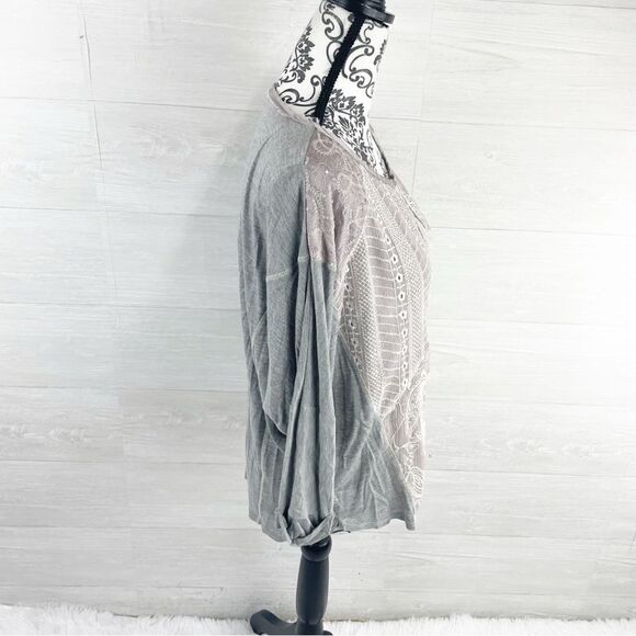 Anthropologie Tiny Hazel Lace Dolman Oversized Top - Picture 8 of 12